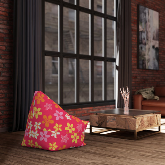 Tropical Pink Plumeria Floral Slipcover