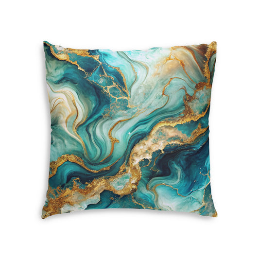 Oceanic Marble Floor Pillow