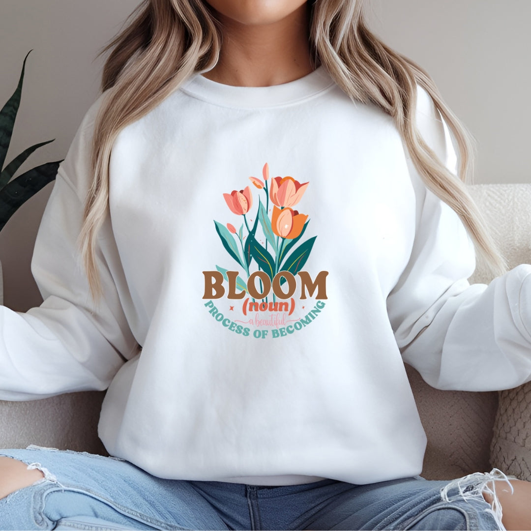 Bloom "Process of Becoming" Floral Crewneck