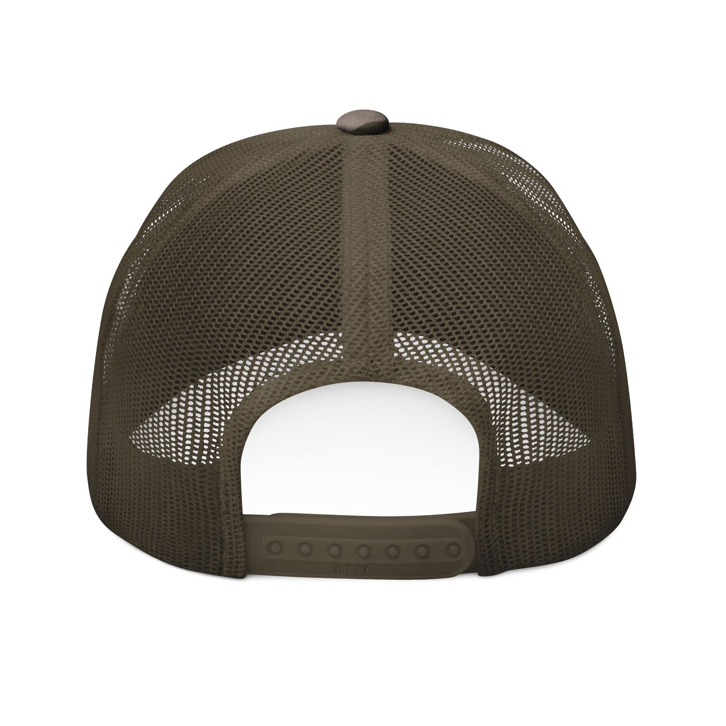 Camouflage Trucker Hat — Embroidered "Best Dad Ever" American Flag