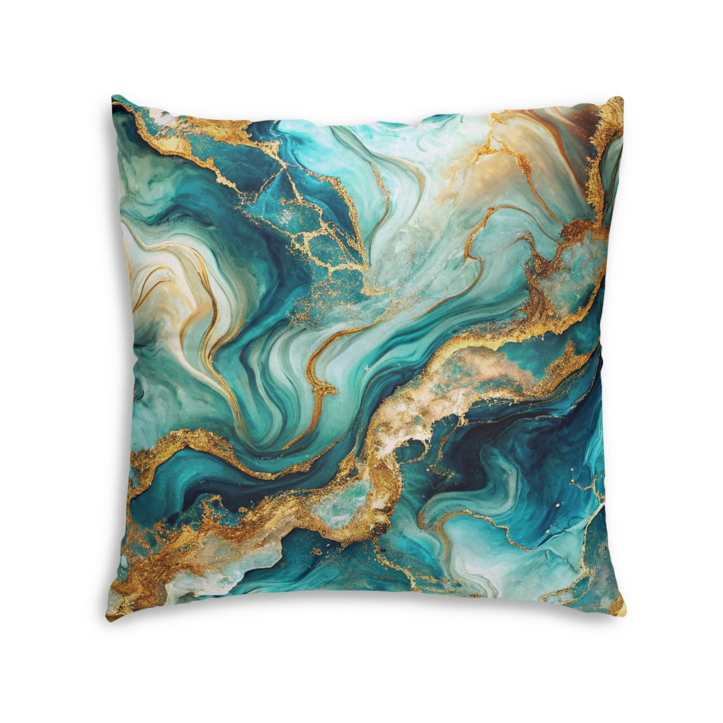 Oceanic Marble Floor Pillow